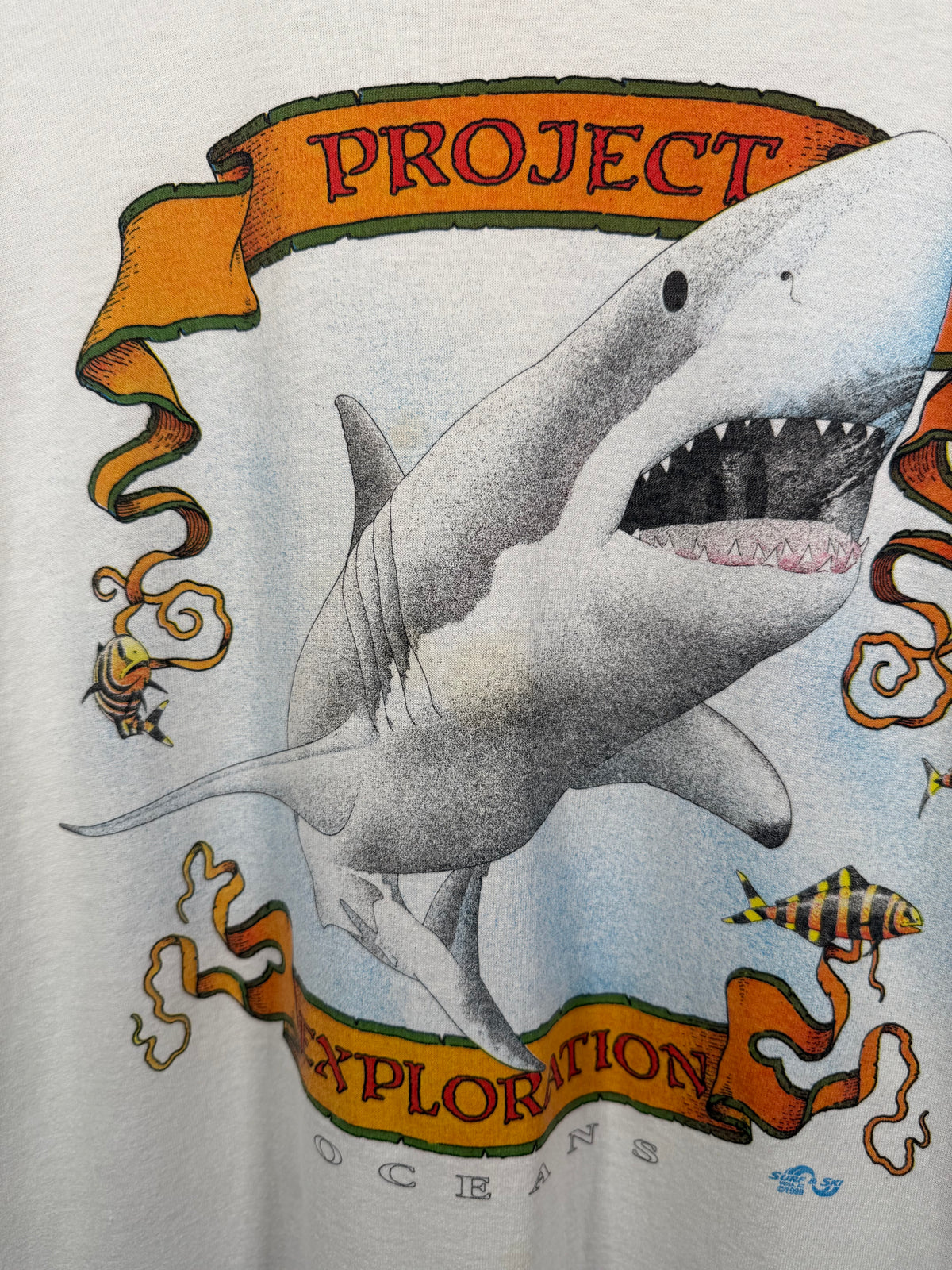 Vintage 1998 Project Exploration Shark T-Shirt (XL)