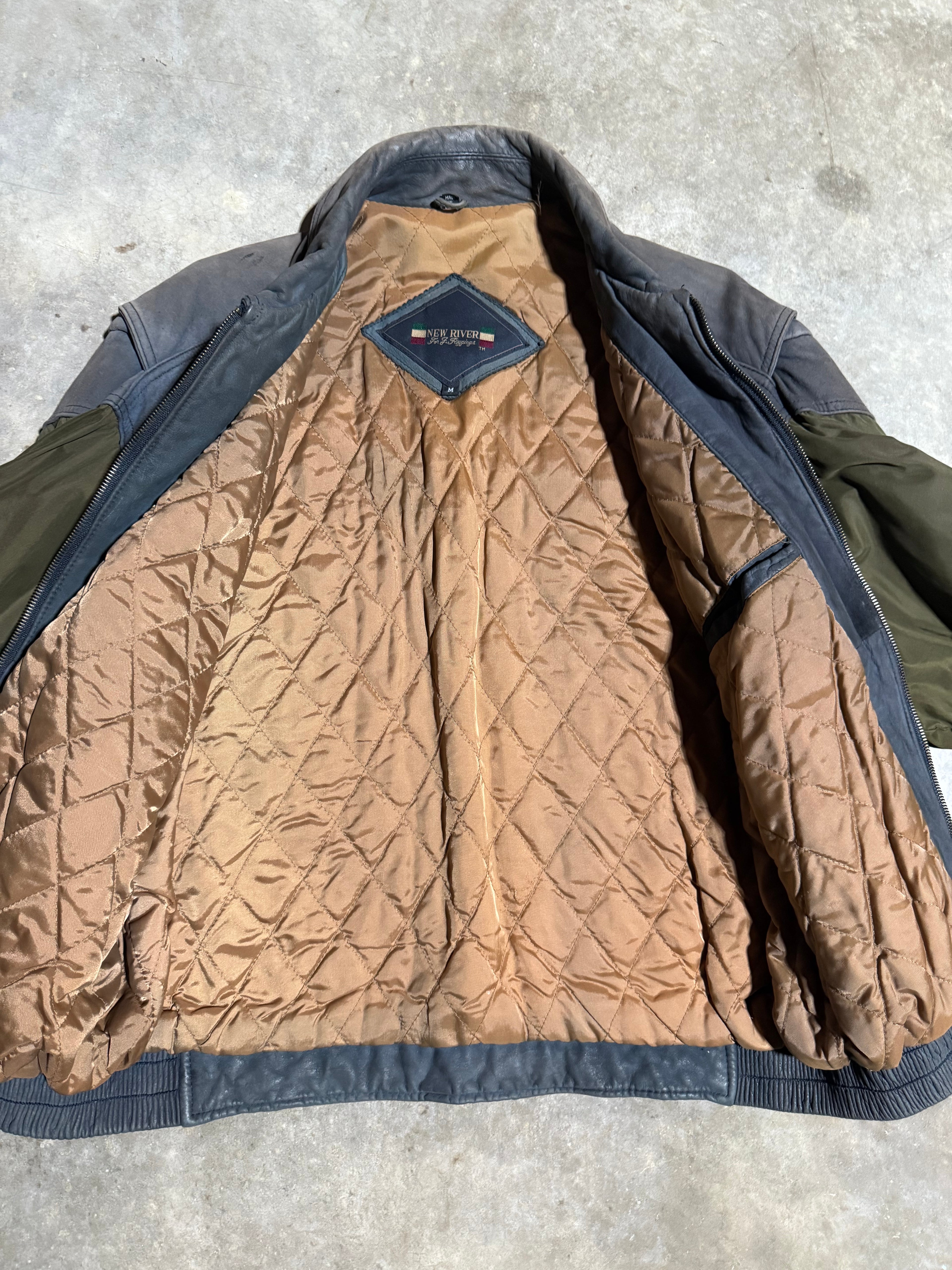 Vintage New River Flannel Back Jacket (M)