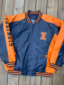 Vintage University of Illinois Leather Jacket (3XL)