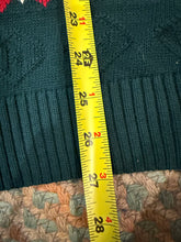 Load image into Gallery viewer, Vintage Jantzen Red Green and Tan Sweater (L)
