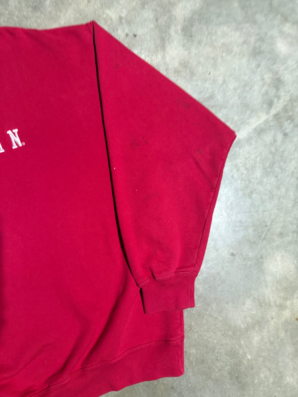 Vintage Wisconsin Embroidered Crewneck (XL)