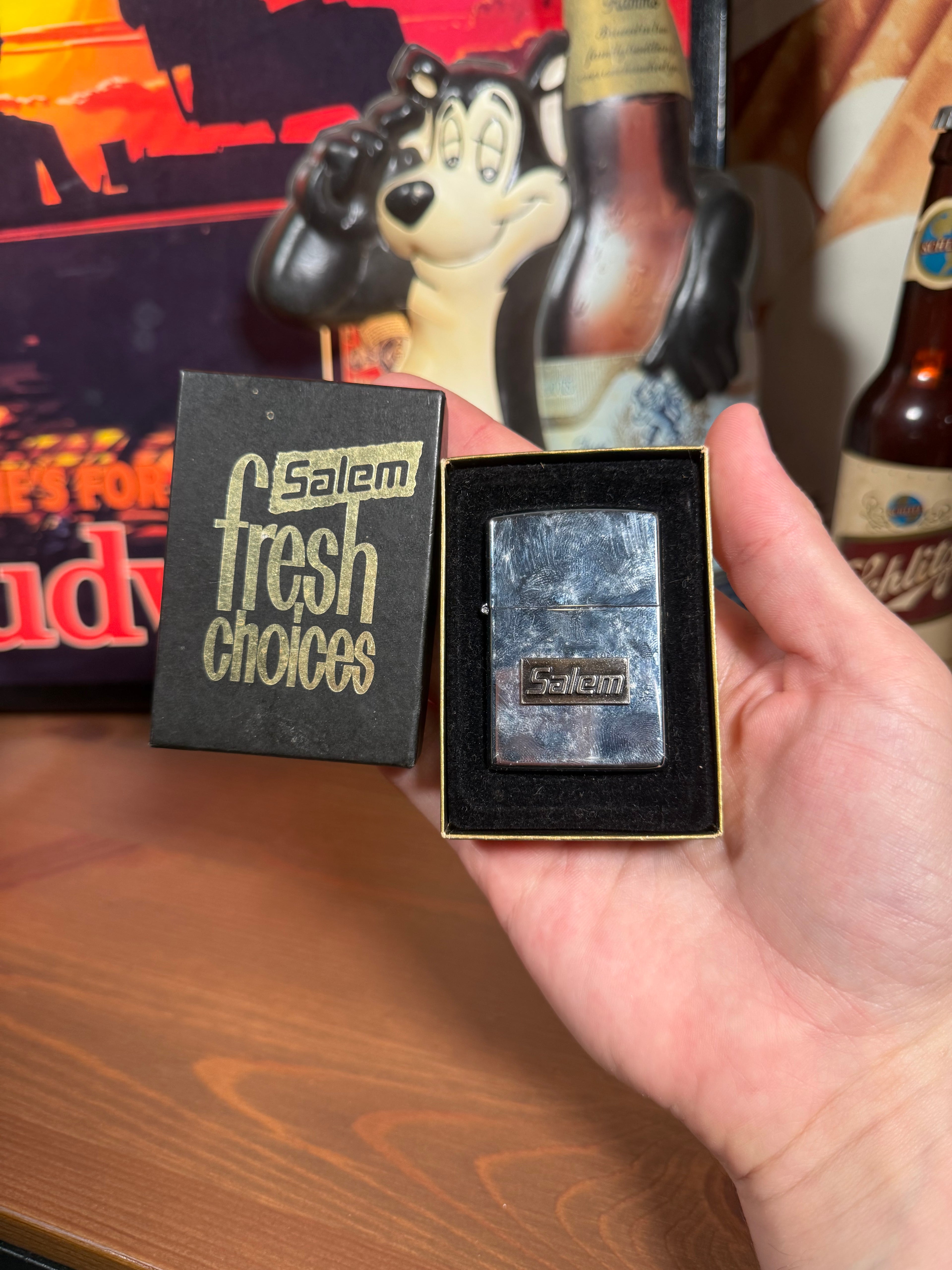 Vintage Salem Cigarettes Zippo Lighter (Needs Fluid)