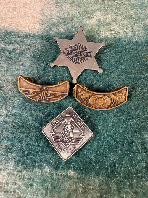 Lot of 4 Harley Davidson Motorcycle Pins