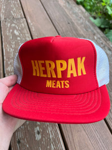 Lot of Two 80s Meat Packer Trucker Hats