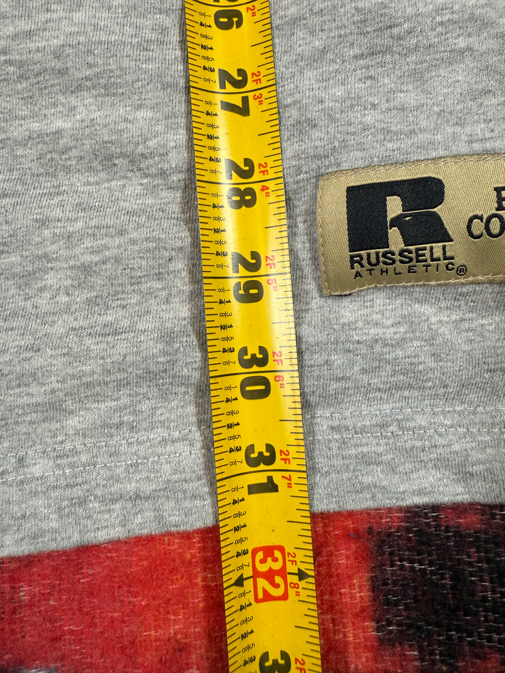 Vintage Russell Athletic Heavyweight Grey Tee (2XL)