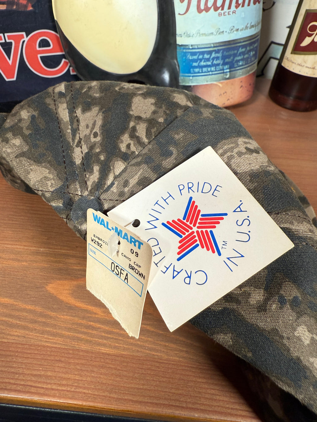 Vintage Unworn Deer Camo Snapback Hat