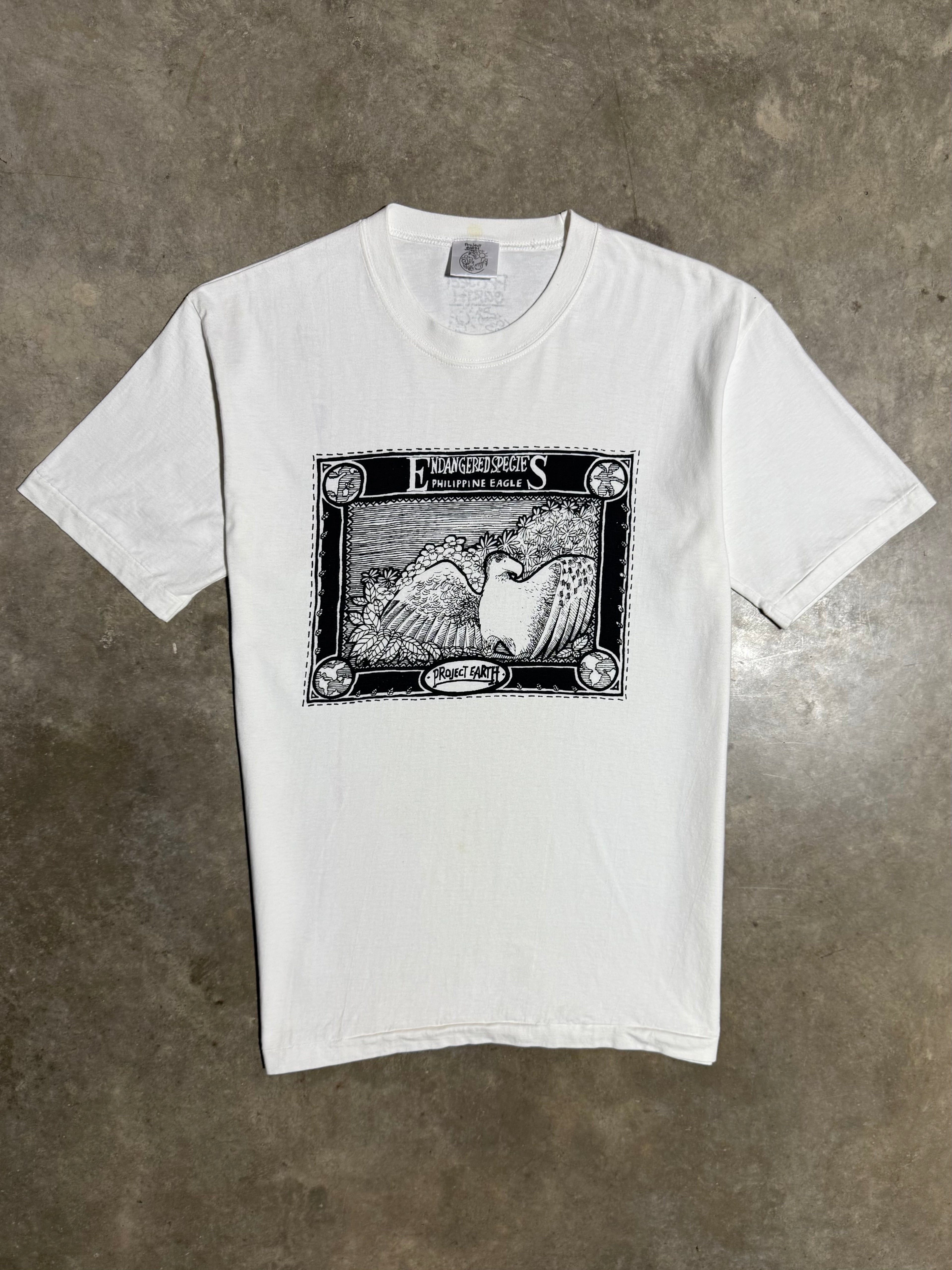 Vintage Project Earth Endangered Philippine Eagle T-Shirt (M)