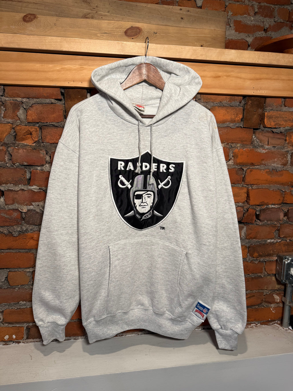 Vintage Raiders Nutmeg Hoodie (M)(Flaws)