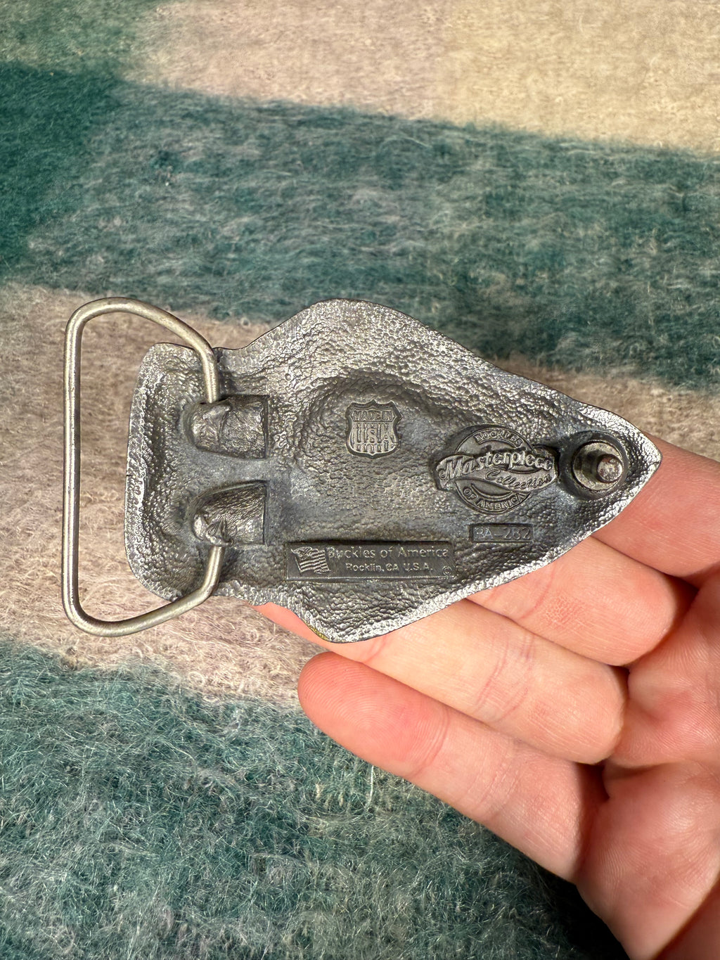 Vintage Bald Eagle Arrowhead Belt Buckle