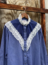 Load image into Gallery viewer, Vintage Kenny Rogers Womens Lace Shirt (WM, see measurements)

