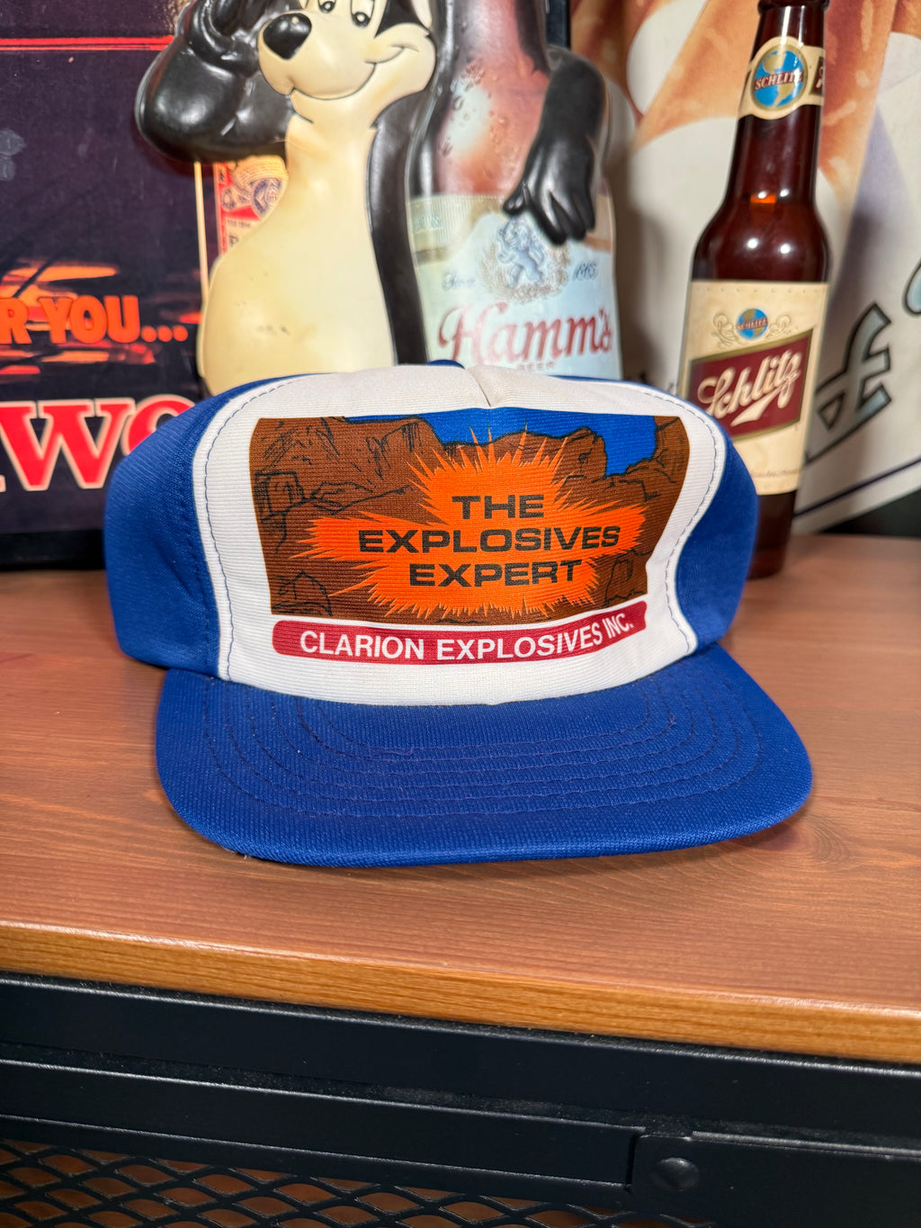 Vintage The Explosives Expert Trucker Hat