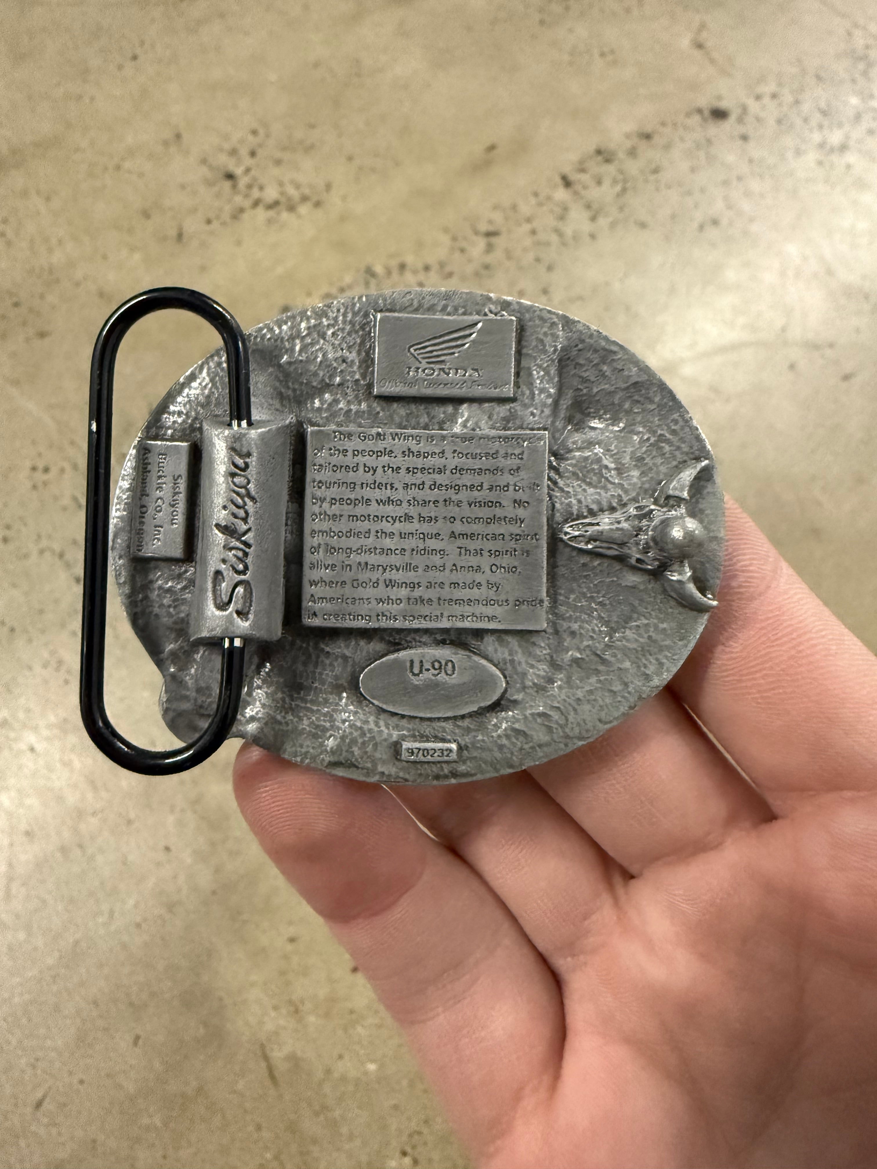 Vintage Honda Goldwing Belt Buckle