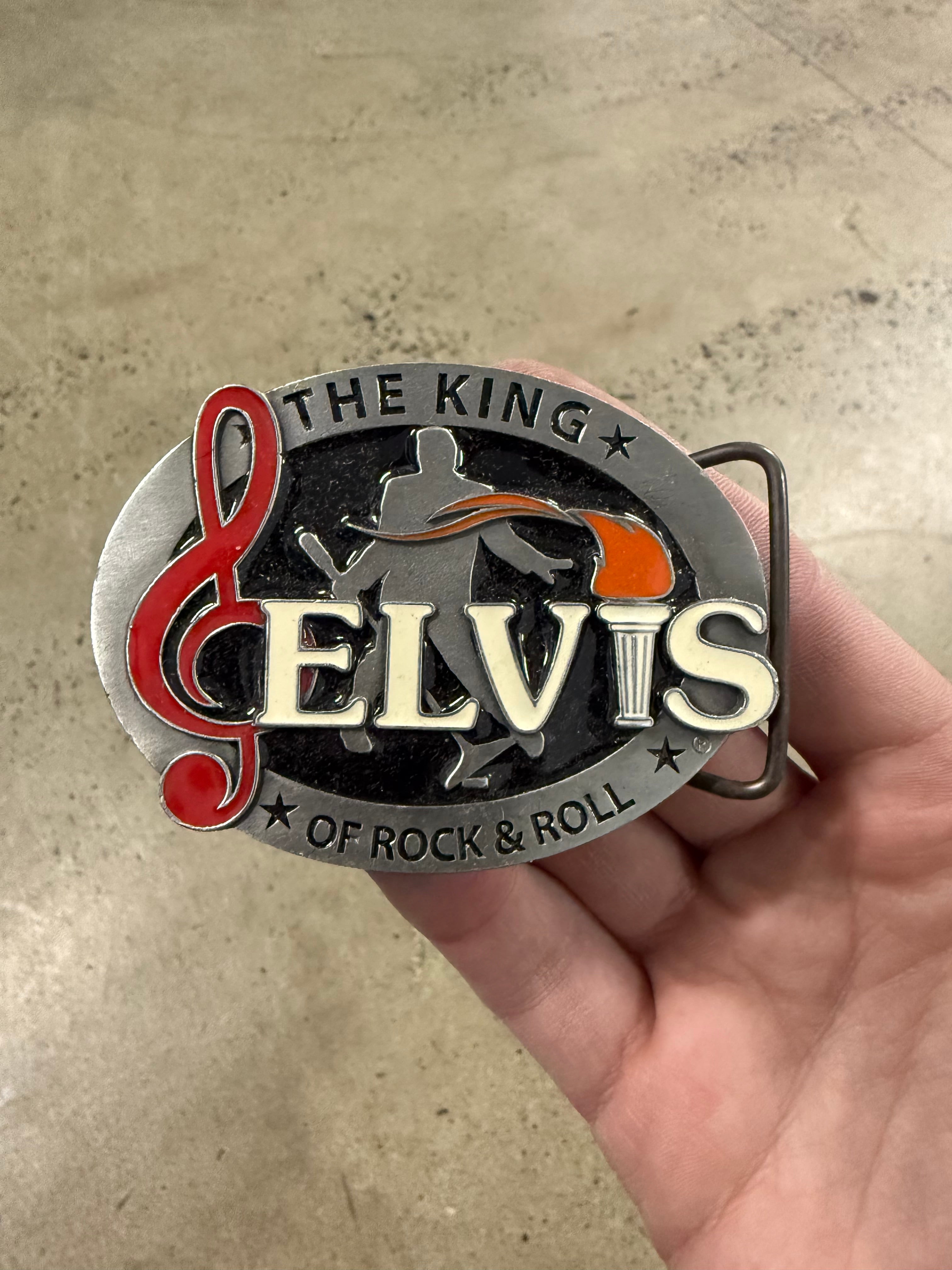2000s Elvis Belt Buckle