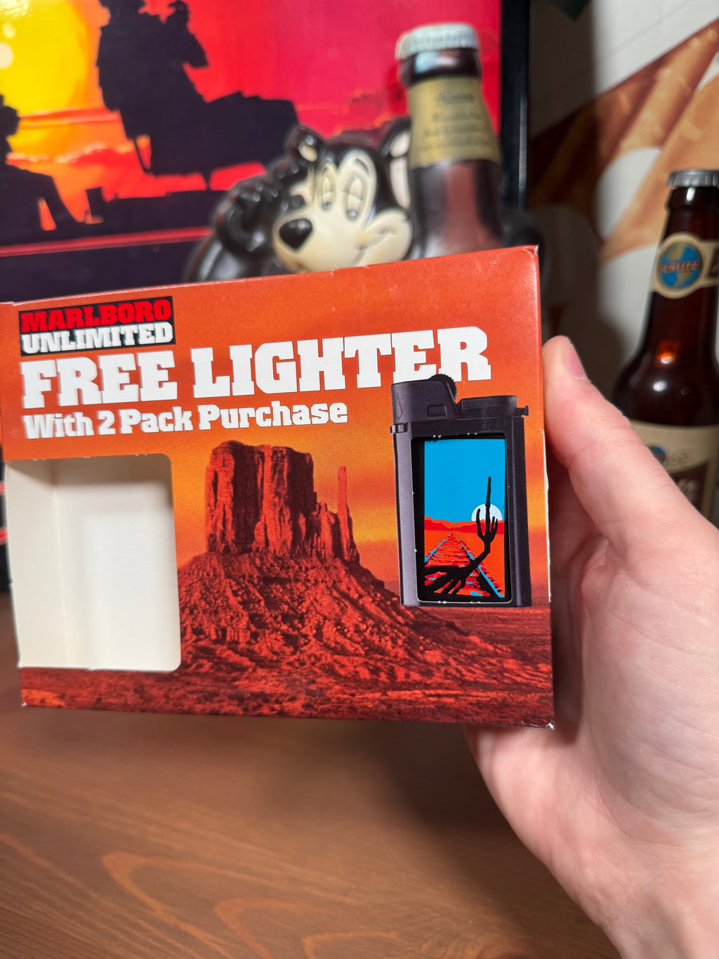 Vintage 1996 Marlboro Cactus Unopened Lighter