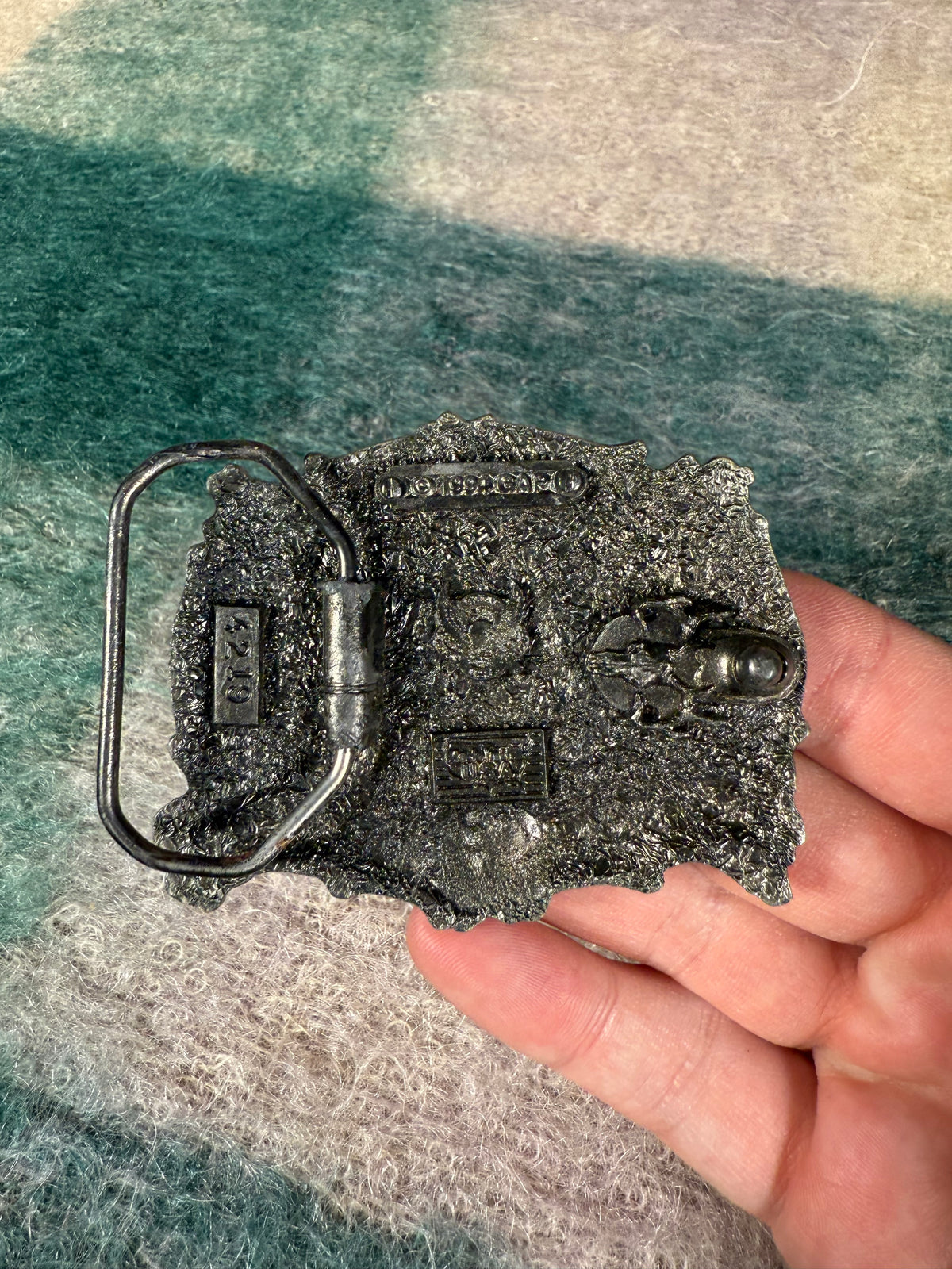 Vintage I’d Rather Be Hunting Belt Buckle