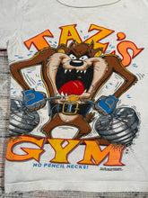 Load image into Gallery viewer, Vintage 1993 Taz’s Gym Kids Tee (Youth S)
