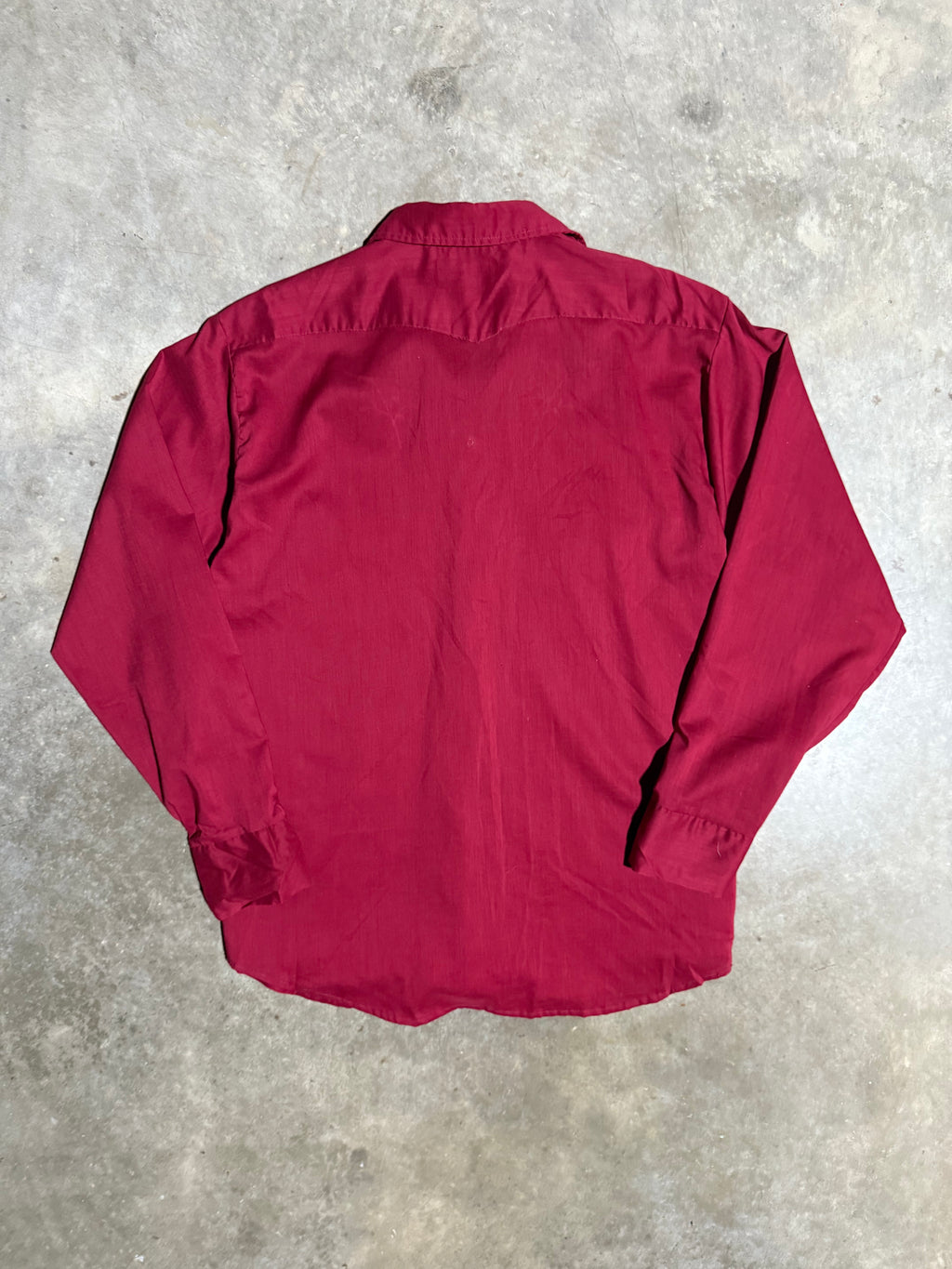 Vintage 70s Branding Iron Pearl Snap Shirt (XL)