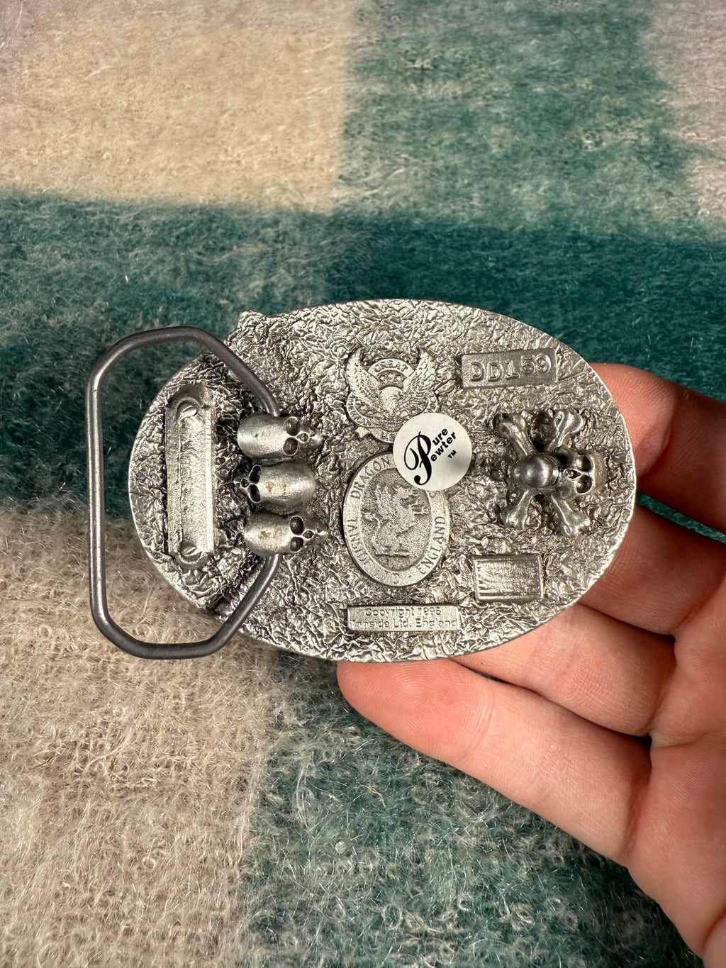 Vintage Black Cat Belt Buckle