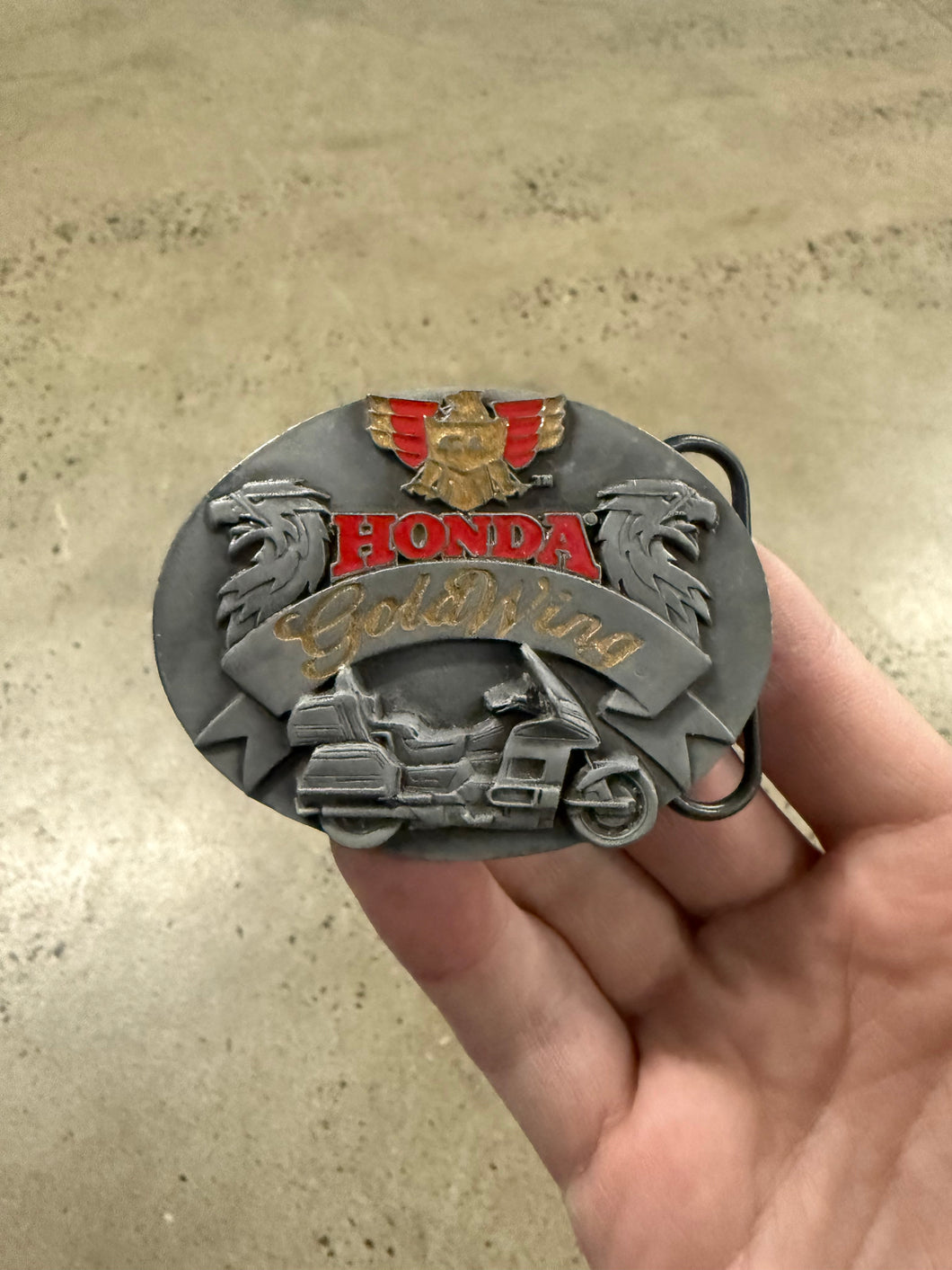 Vintage Honda Gold Wing Belt Buckle