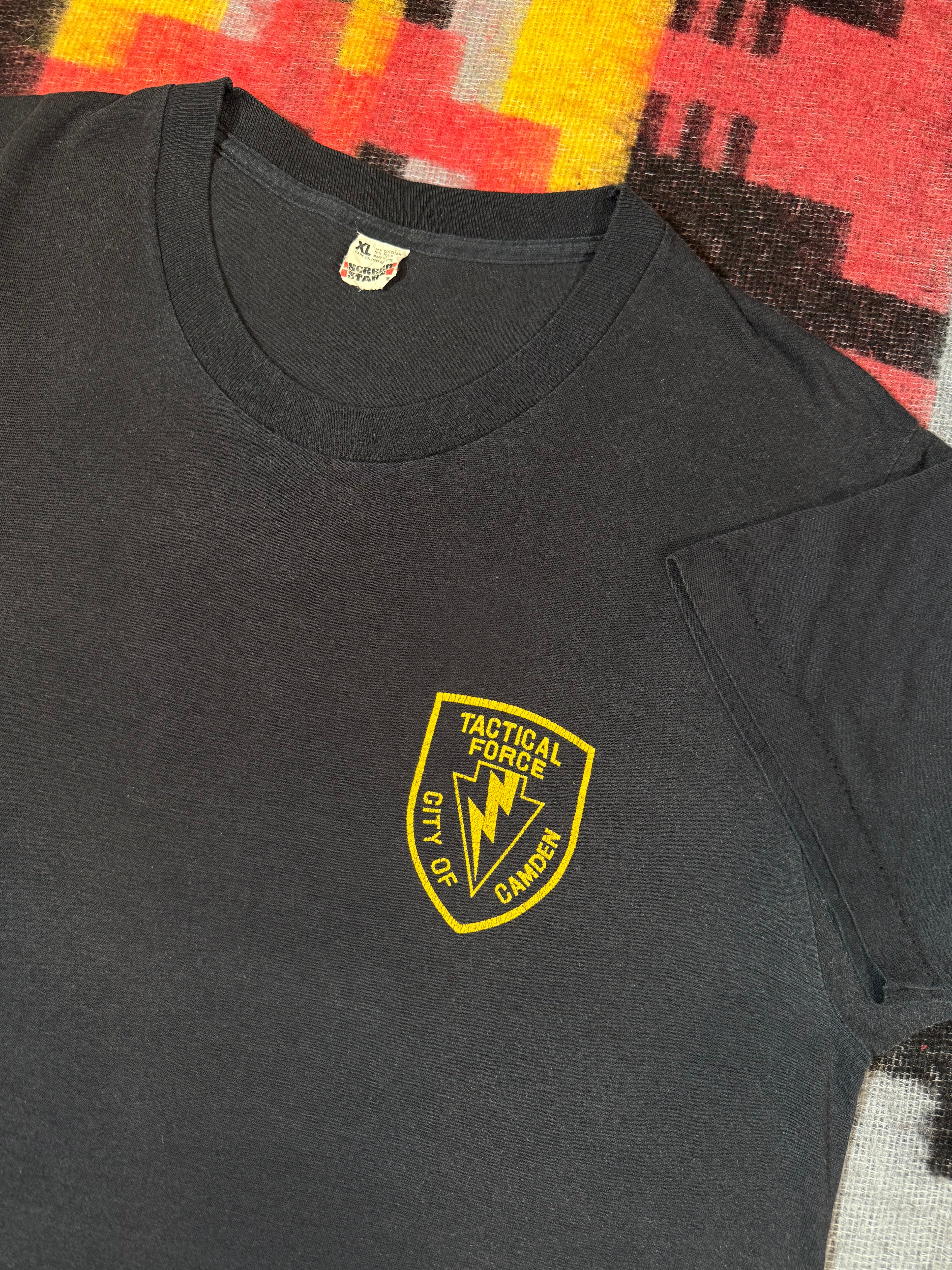 Vintage 80s Camden Tactical Force Shirt (L)
