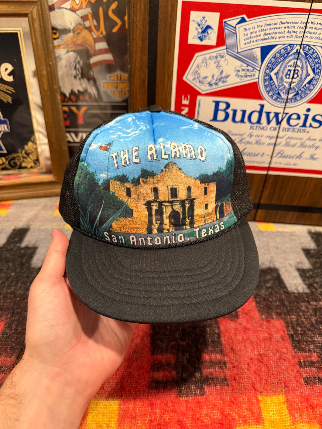 Vintage The Alamo Trucker Hat