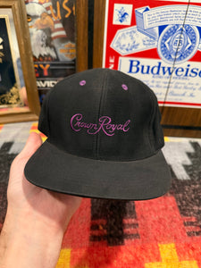 Vintage Crown Royal Strapback Hat