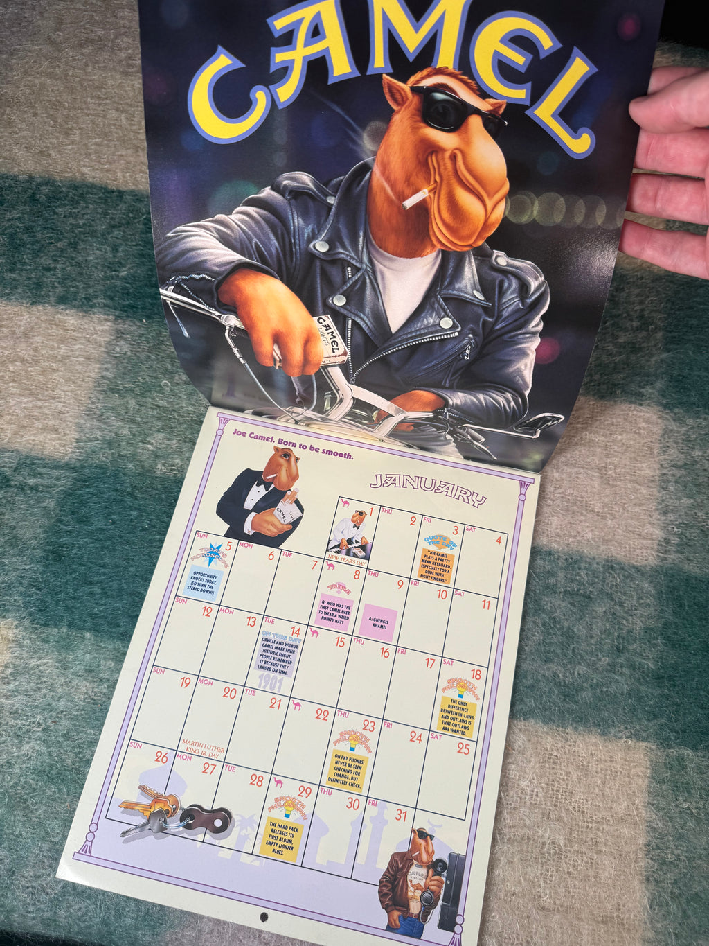 Vintage 1992 Camel Calendar