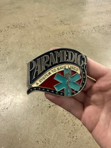 Vintage Paramedic Belt Buckle