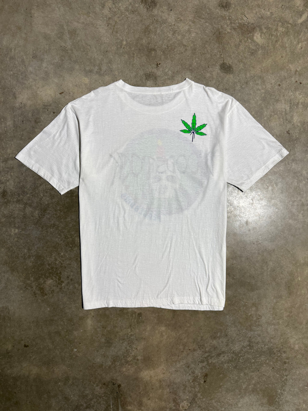 Vintage Woodstock Peacebomb Skull T-Shirt (L/XL)