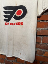 Load image into Gallery viewer, True Vintage 1970s Philadelphia Flyers Distressed T-Shirt (S/M)
