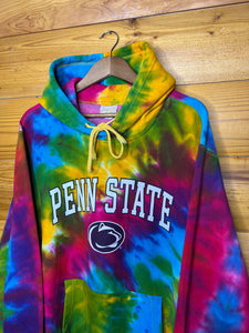 Vintage Tie Dye Penn State Hoodie (L)