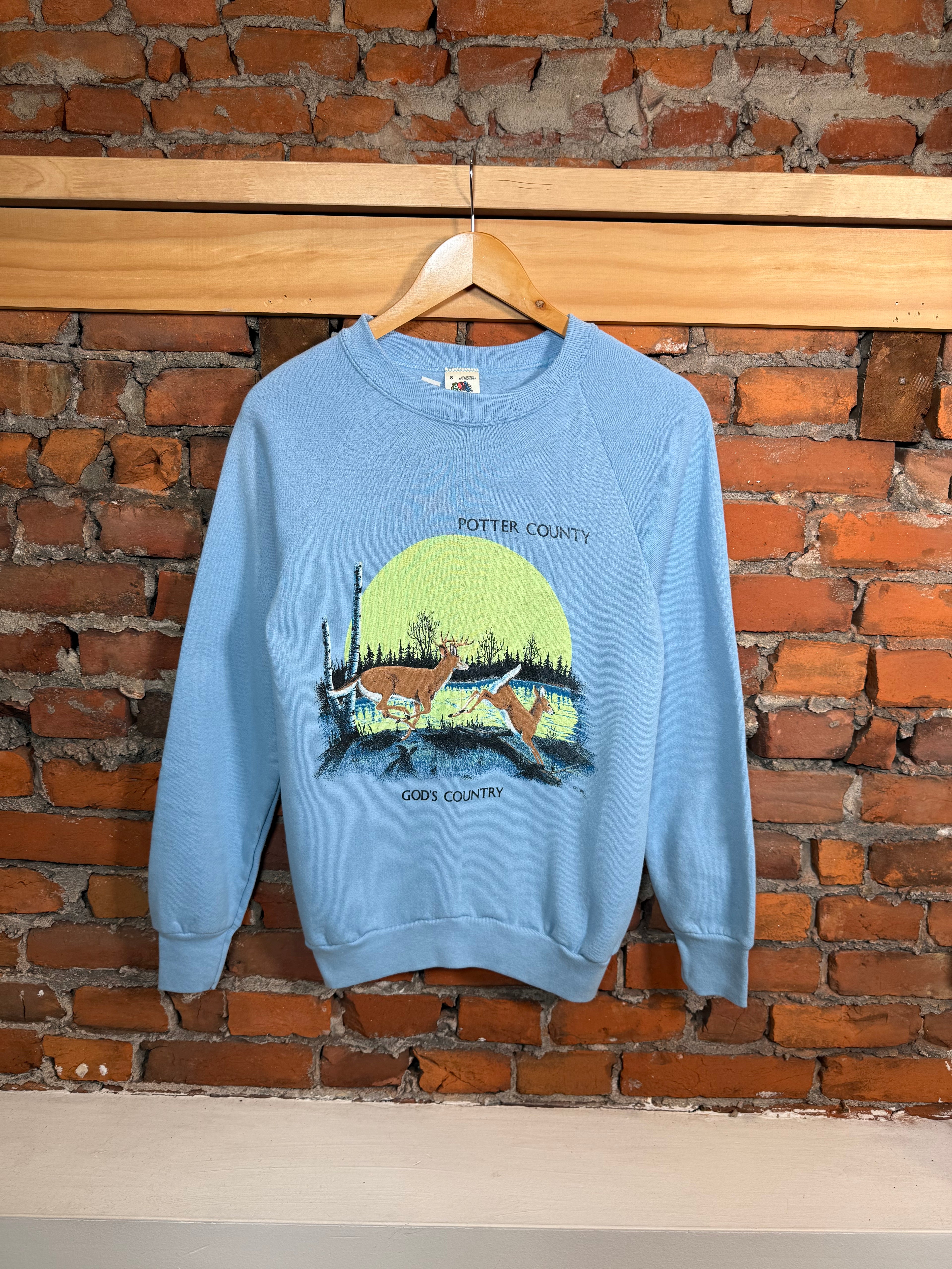 Vintage Gods Country Deer Crewneck (WS)