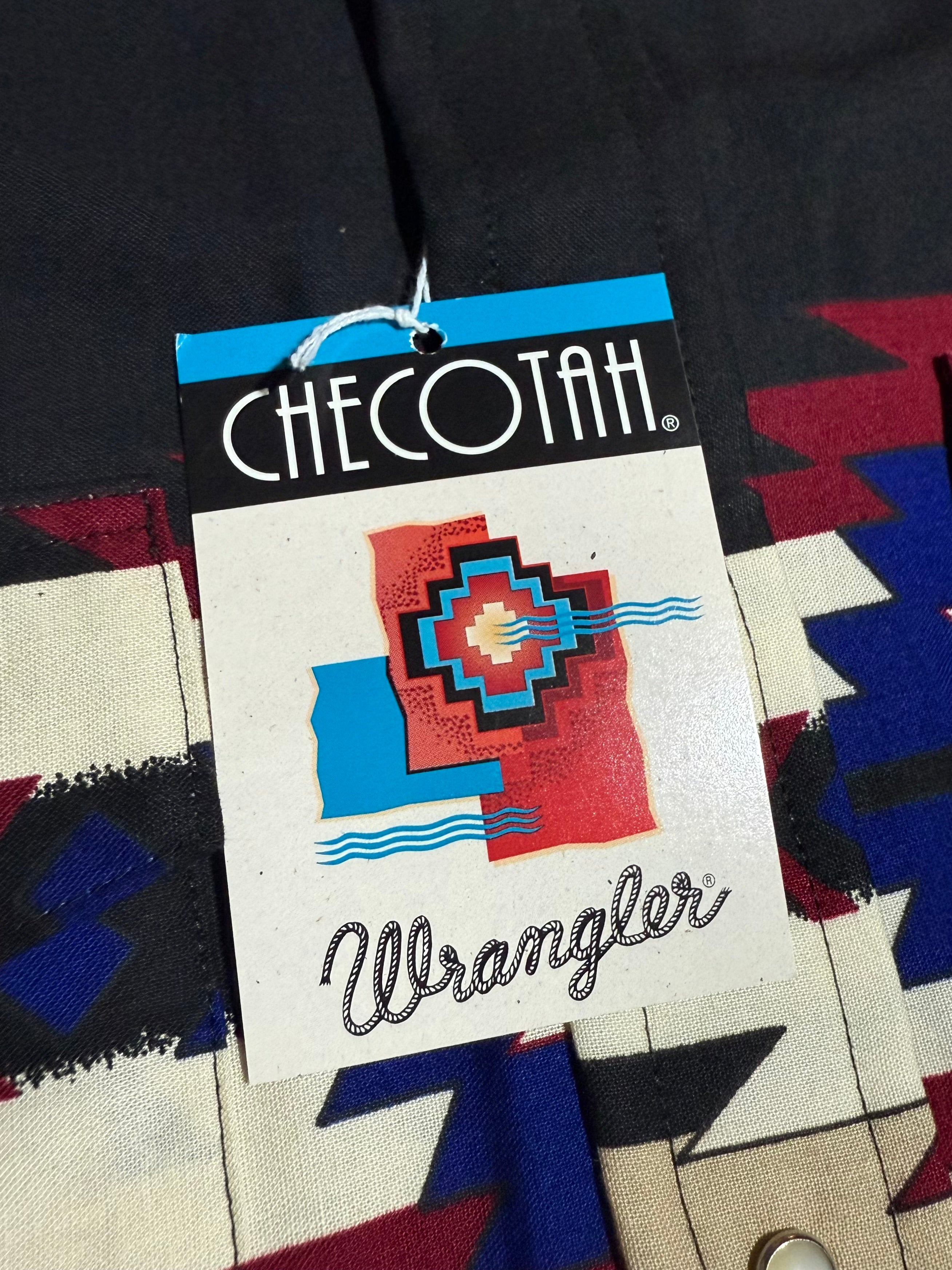 Vintage Wrangler Chcotah Pearl Snap Shirt (L)