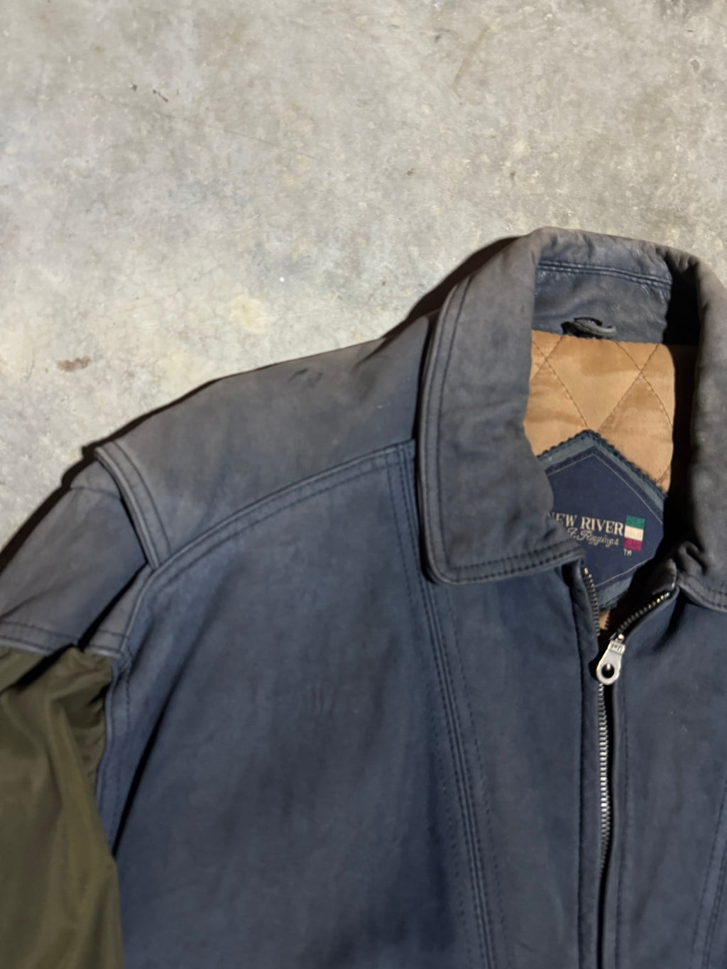 Vintage New River Flannel Back Jacket (M)