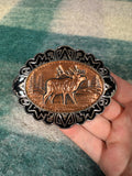 Vintage 2000s Elk Belt Buckle