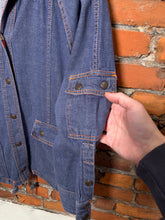 Load image into Gallery viewer, Vintage 70s Denim Pocket Coat (WS)
