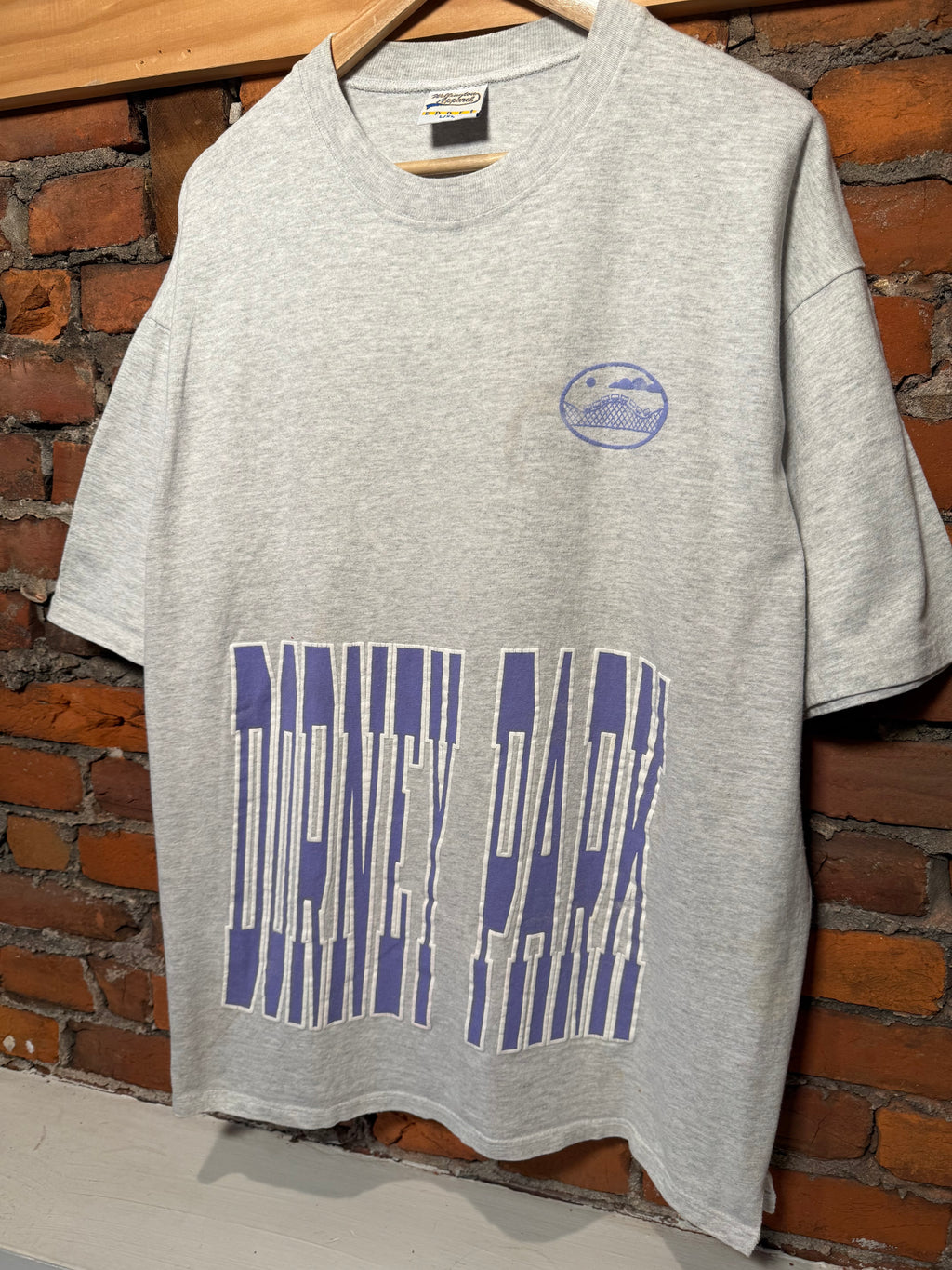 Vintage 90s Dorney Park Puffy Print Tee (XL)
