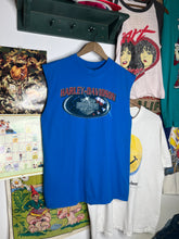 Load image into Gallery viewer, Vintage 1999 Classic Harley Davidson Blue Cutoff Tee (L)
