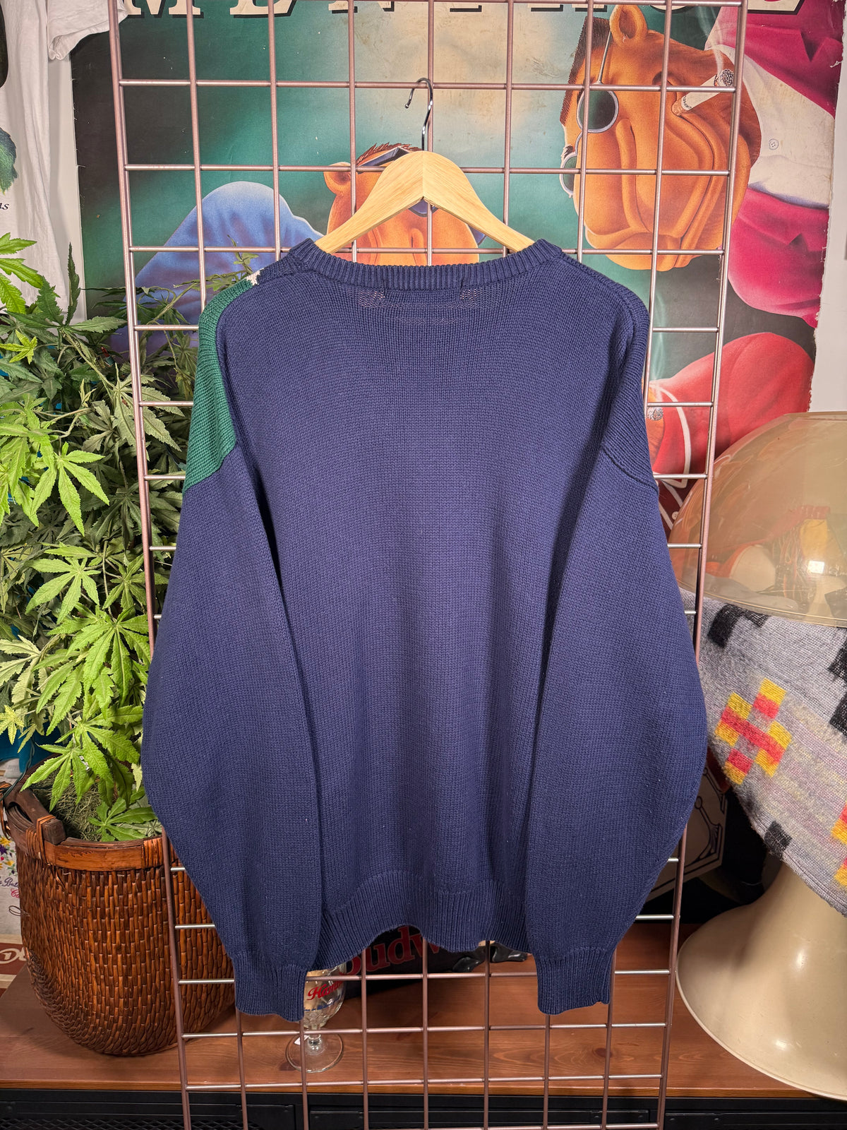 Vintage John Ashford Golf Embroidered Sweater (M)