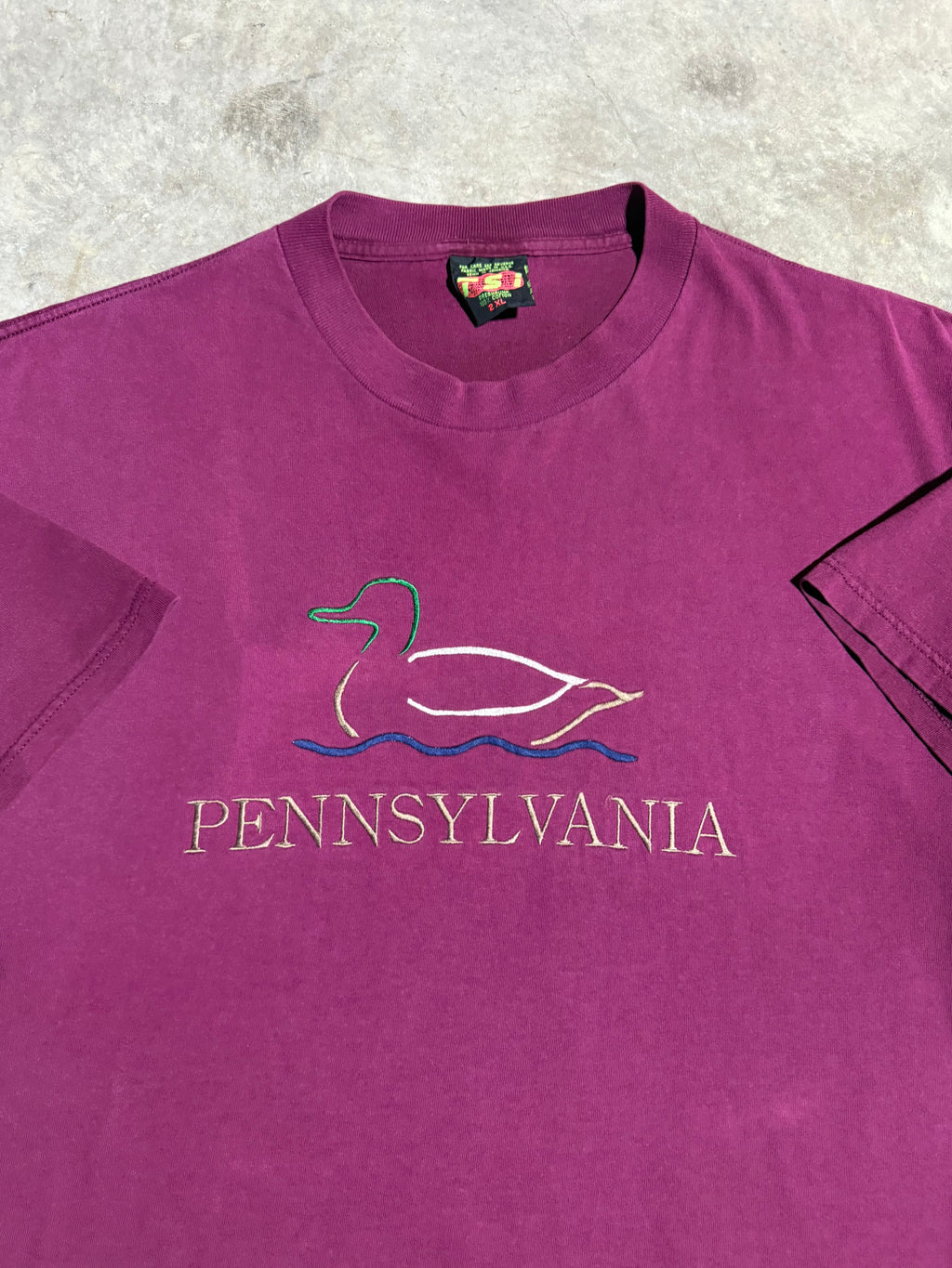 Vintage Pennsylvania Duck Embroidered Tee (2XL)