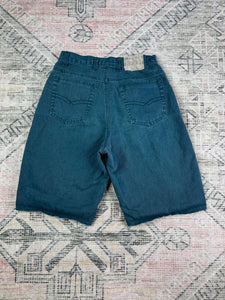 Vintage Bugle Boy Sea Foam Shorts (28)