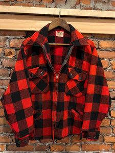 True Vintage Zip Up Flannel Jacket (L)