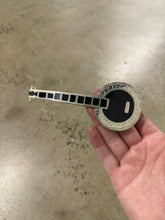 Load image into Gallery viewer, Vintage German Silver Banjo Belt Buckle
