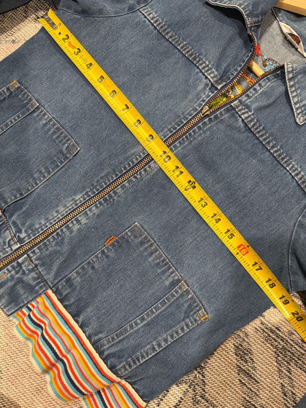 Vintage 70s Levi’s Orange Tab Western Stitched Jean Jacket (WS)(Flaw)