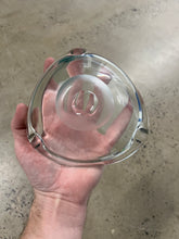 Load image into Gallery viewer, Vintage Heavyweight Glass Triangle Ashtray/Dish
