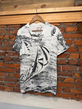 Vintage 90s Aruba All Over Print Tee (M/L)