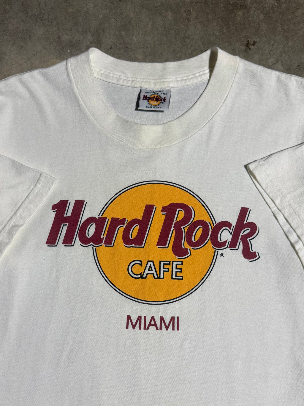 Vintage 90s Hard Rock Cafe Miami T-Shirt (M)