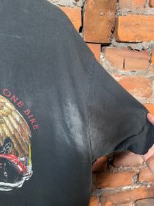 Vintage Distressed 2001 Bike Week Tee (XL)