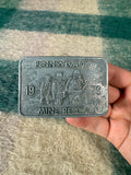 Vintage 1979 Pennsylvania Mine Rescue Belt Buckle