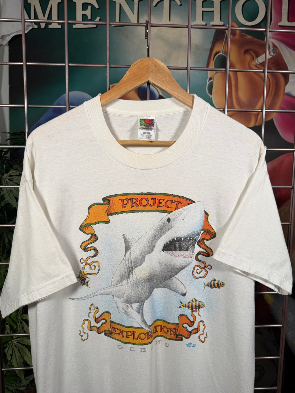 Vintage 1998 Project Exploration Shark T-Shirt (XL)